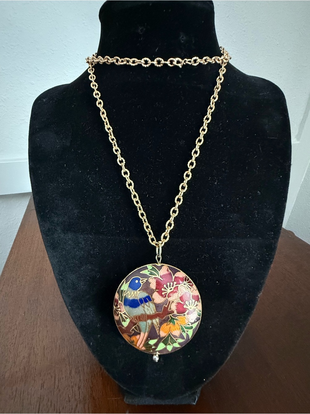 Vintage Cloisonne Necklace